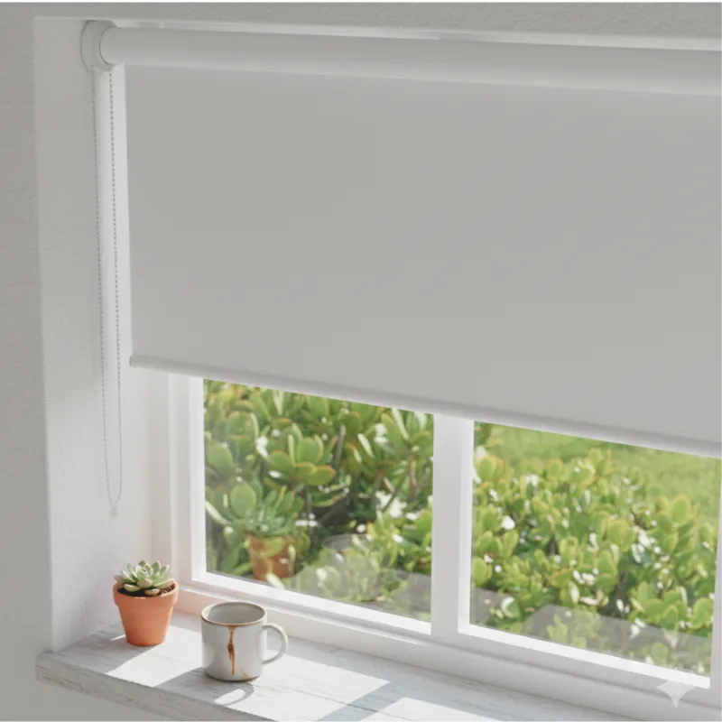 No-Drill Blockout Roller Blinds