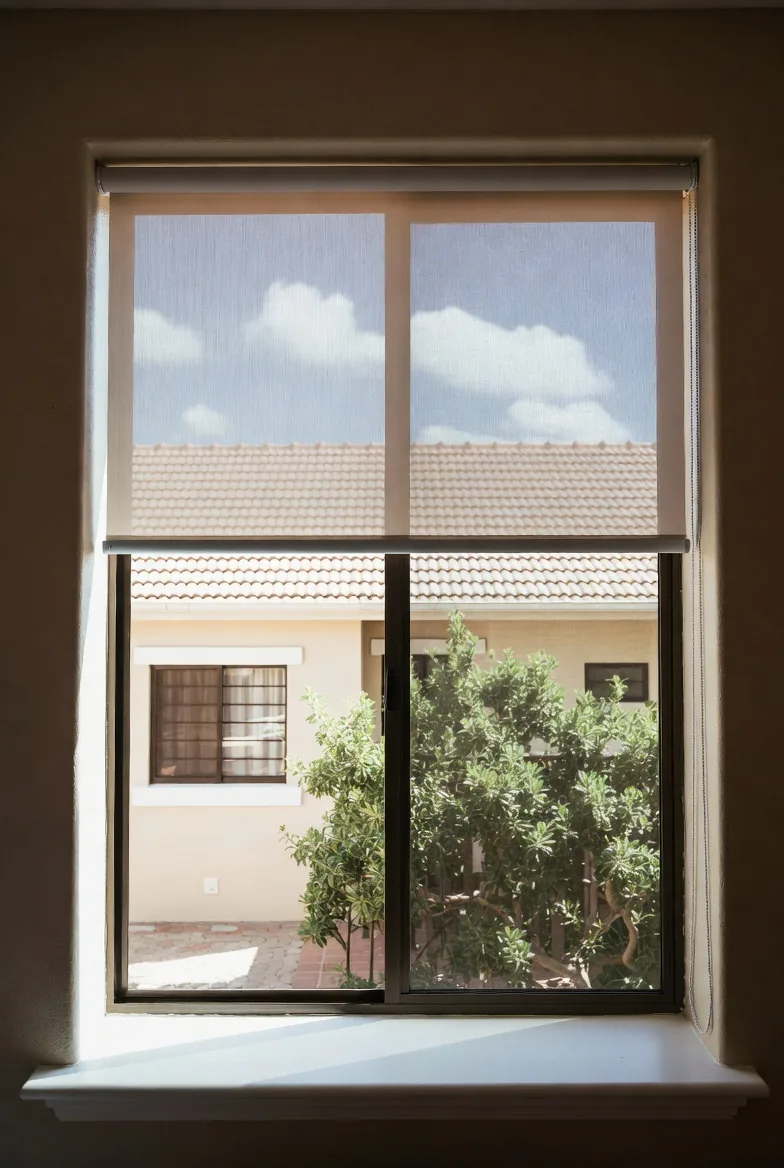 No-Drill Sheer Roller Blinds